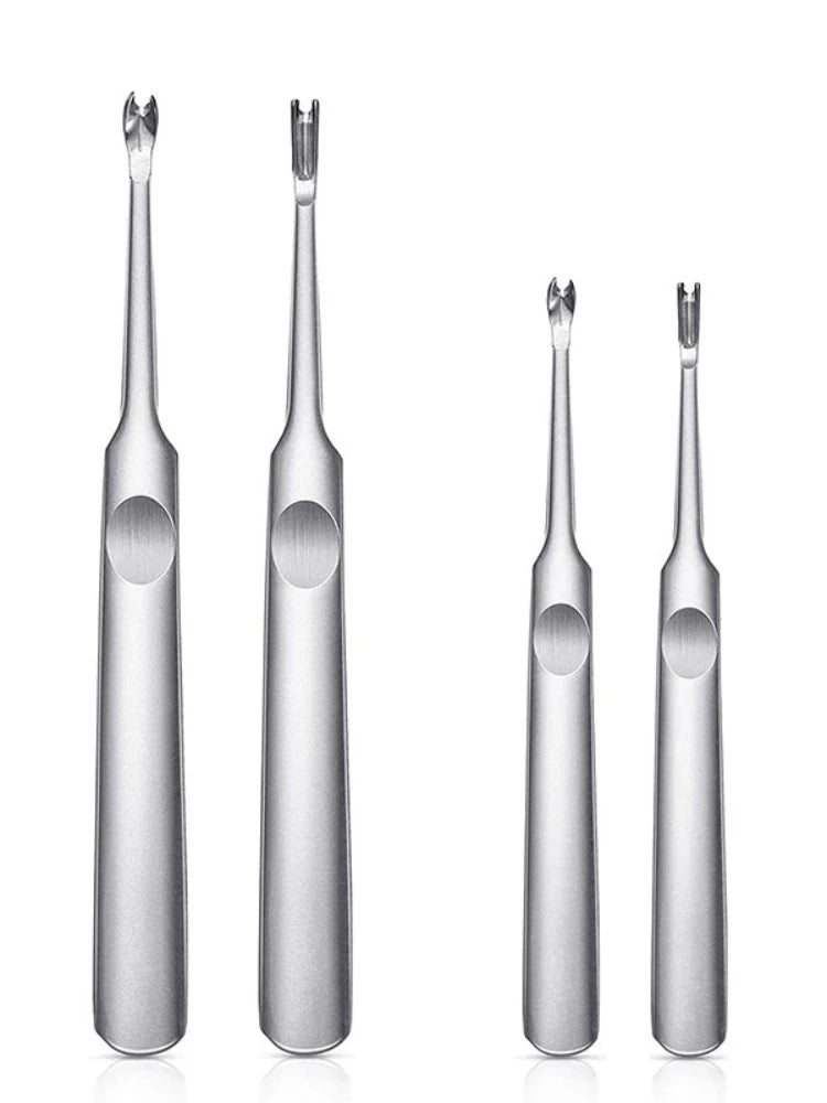 U & V Leather Groover Skiving Tool Kit – 4-Piece Stainless Set