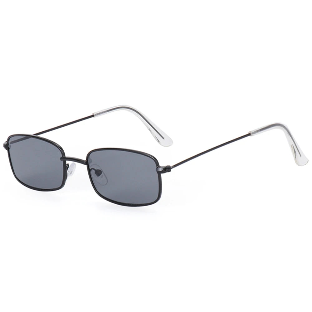 Women's Vintage Small Oval Metal Sunglasses UV400