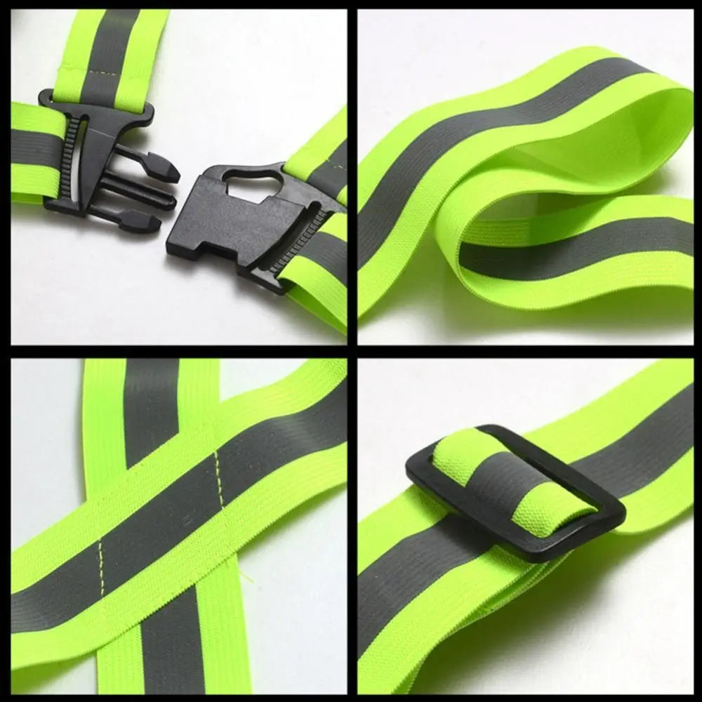 High Visibility Reflective Safety Vest Straps – Multicolor