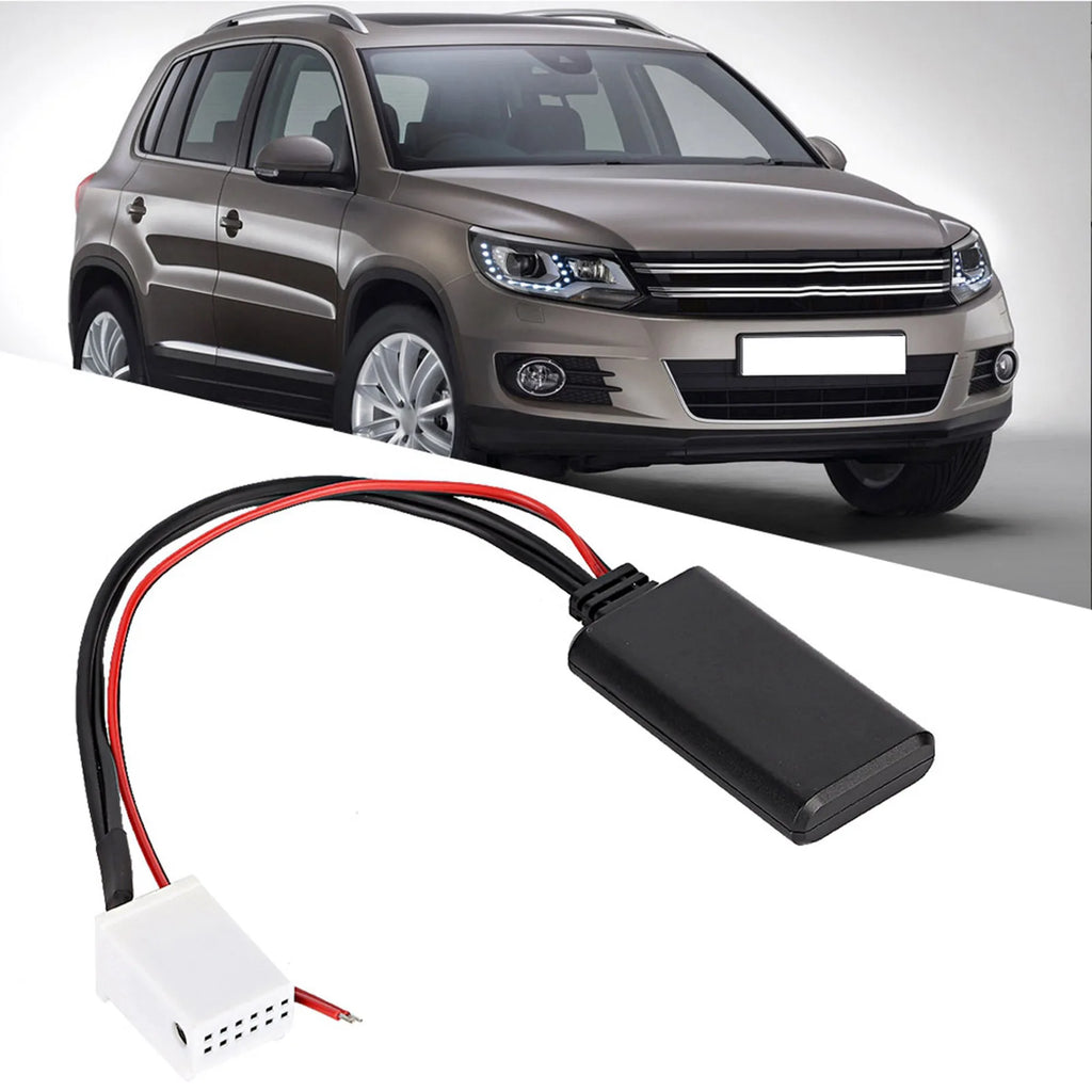 12V 12-Pin Bluetooth AUX Adapter for RCD 200 300 500 510 Radio