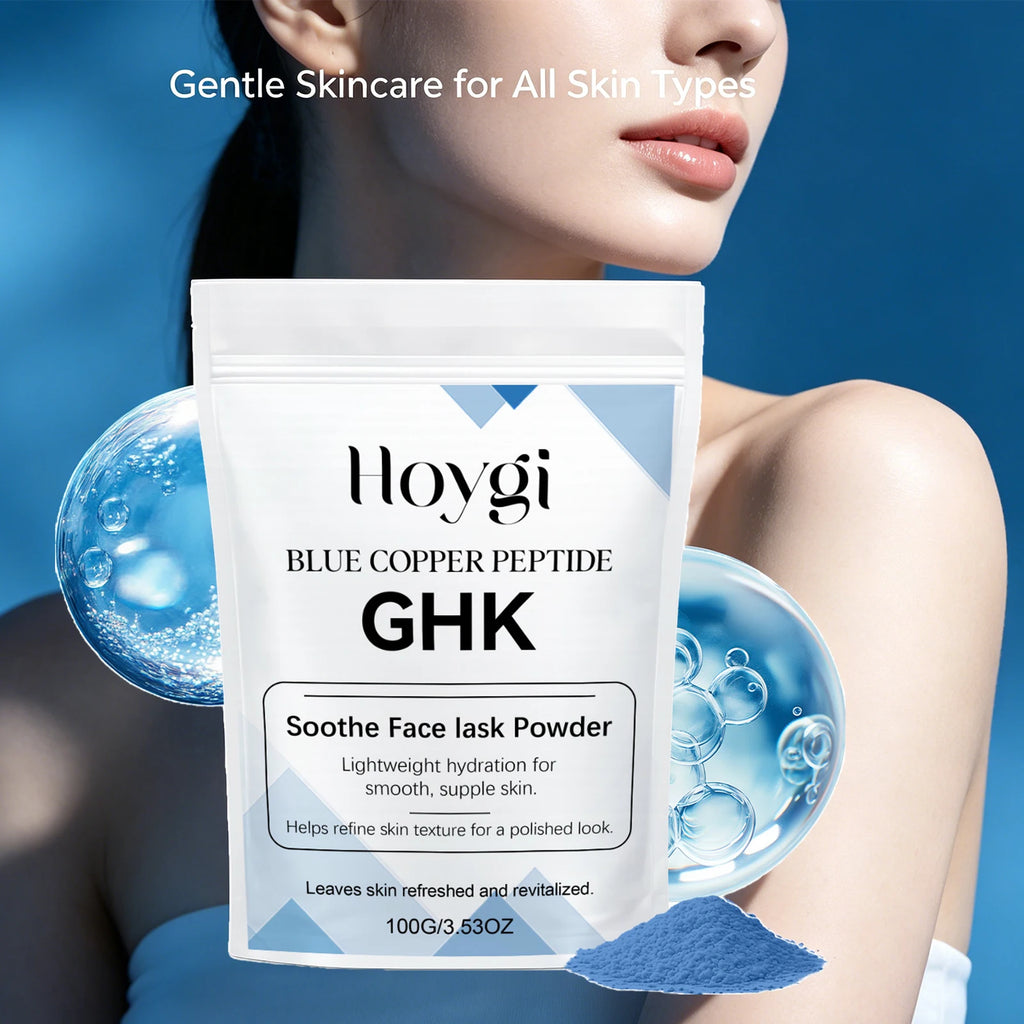 Blue Copper Peptide GHK DIY Facial Mask Powder – Hydrating