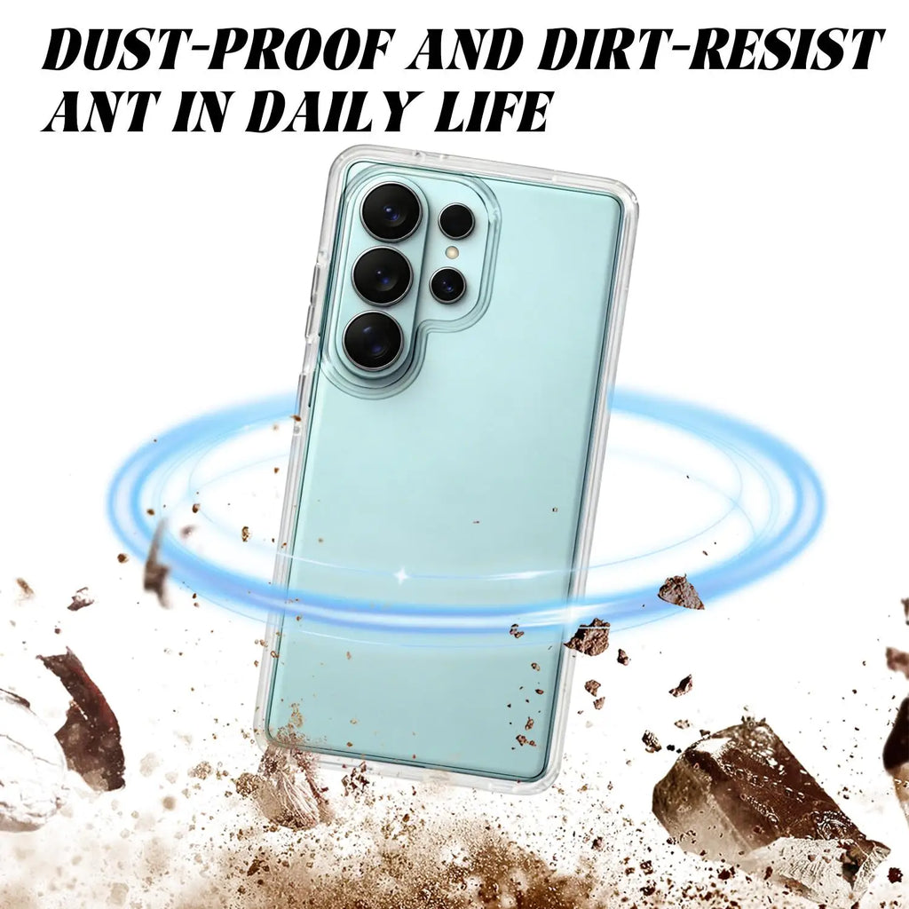 Samsung Galaxy S26 Clear Full Body Case – 360° PC+PET Cover