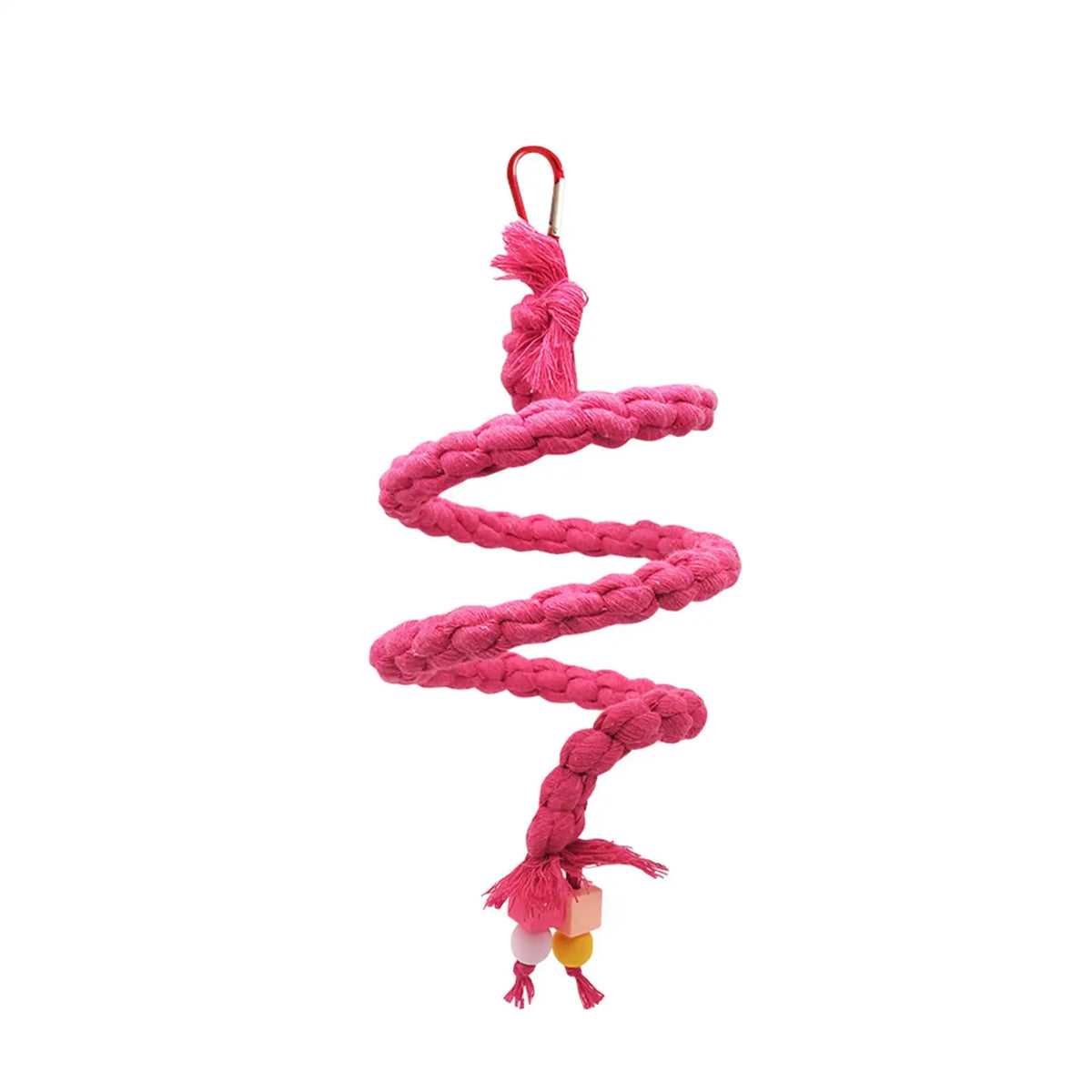 Parrot Rope Perch Toy – Bird Climbing, Chewing & Cage Stand