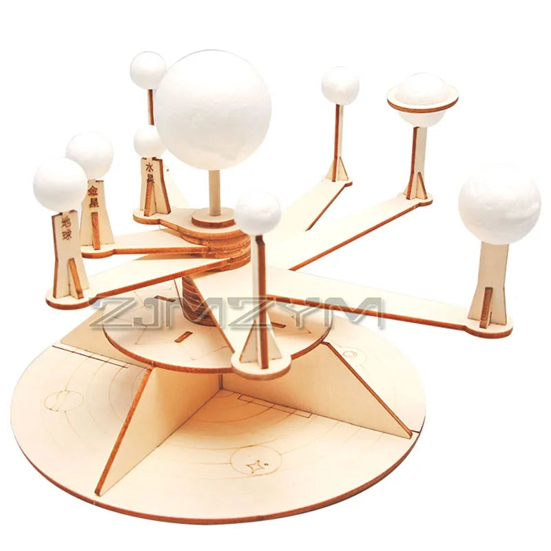 DIY Wooden Solar System Model Kit – STEM Science Toy Ages 7+