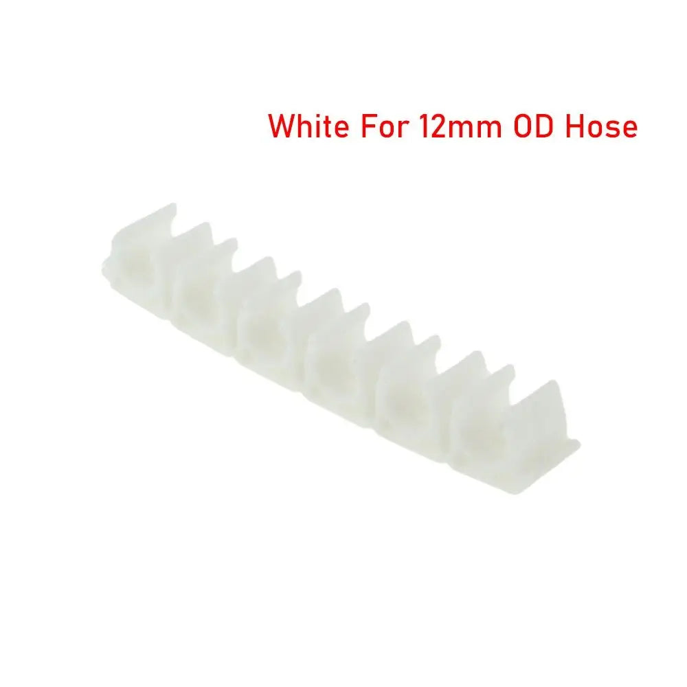6-Way Nylon Pipe Clamp – Air Hose & Tube Holder 4–20mm