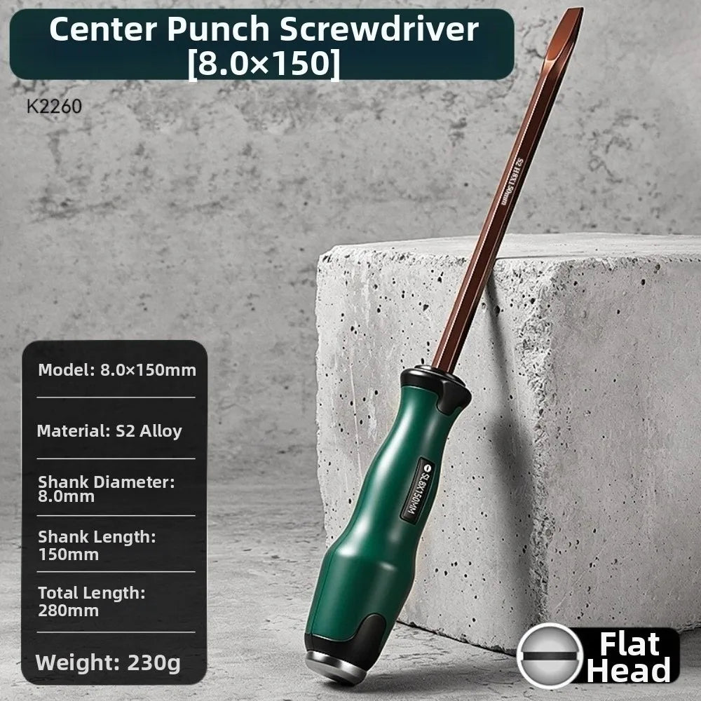 S2 Alloy Steel Magnetic Screwdriver – Phillips & Slotted