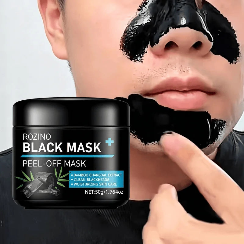 ROZINO Bamboo Charcoal Peel-Off Mask – Oil Control 50g
