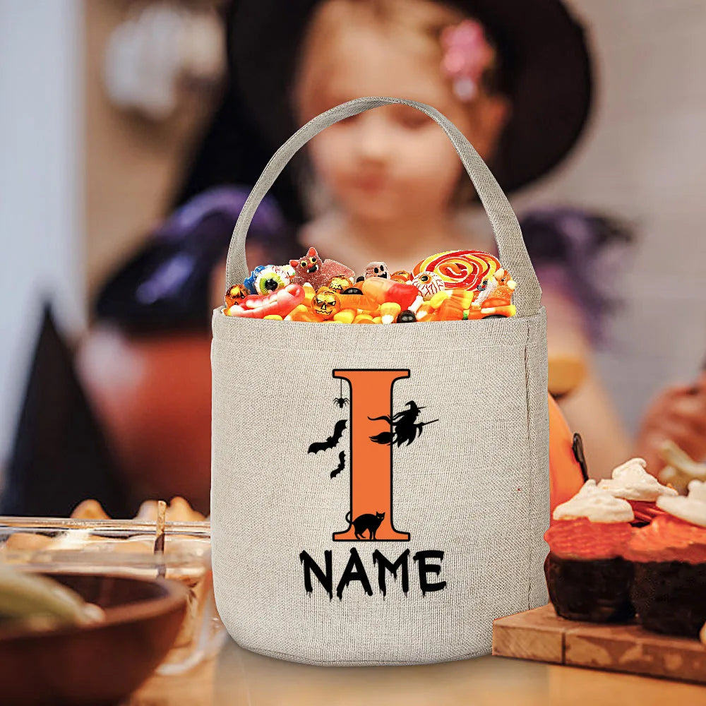 Personalized Halloween Trick or Treat Bag – Kids' Candy Tote