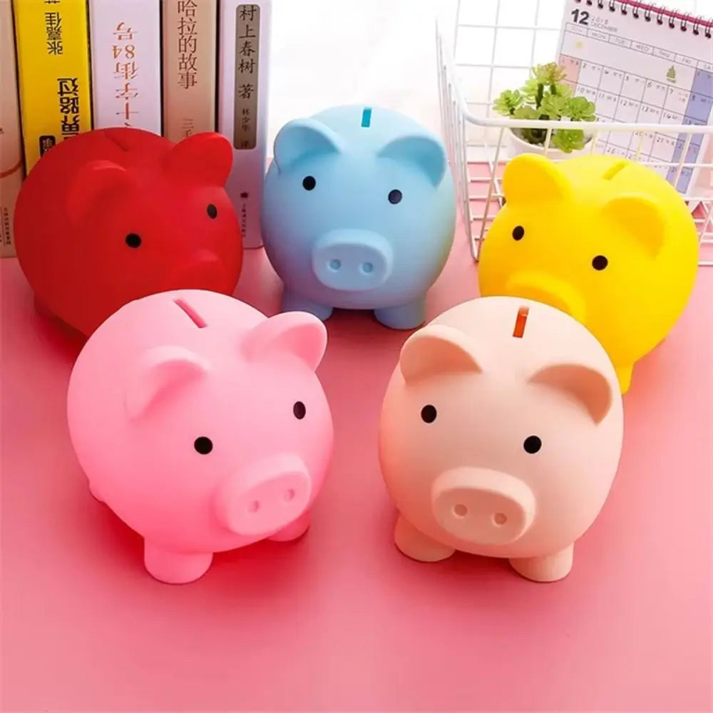Pig Shape Piggy Bank with Savings Goals Counter | Reusable