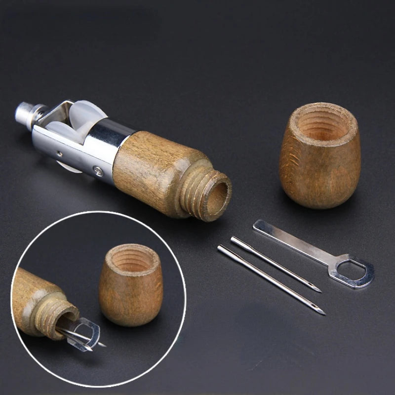 DIY Leather Hand Stitcher – Waxed Thread Edge Sewing Tool