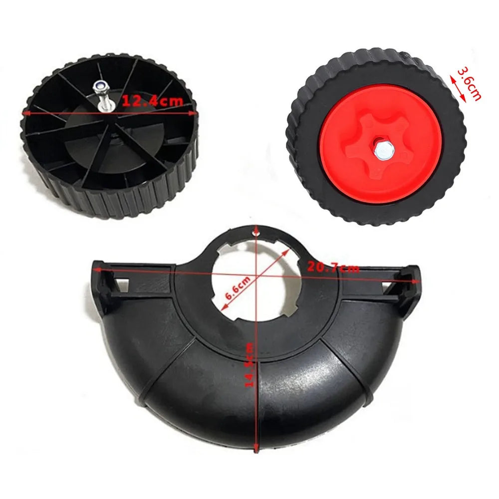 Universal Adjustable String Trimmer Support Wheel – 2-Pack