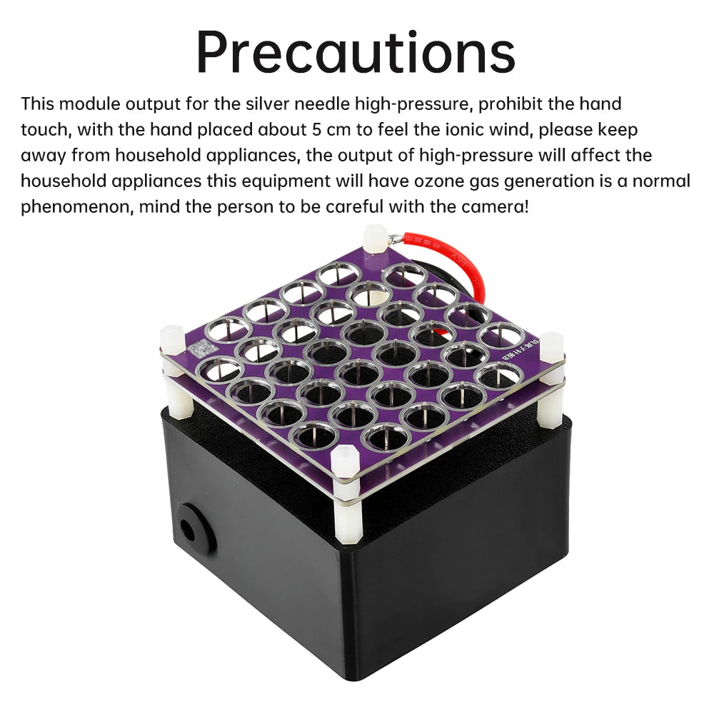 DC 12V Plasma Negative Ion Generator – Air Purifier Module