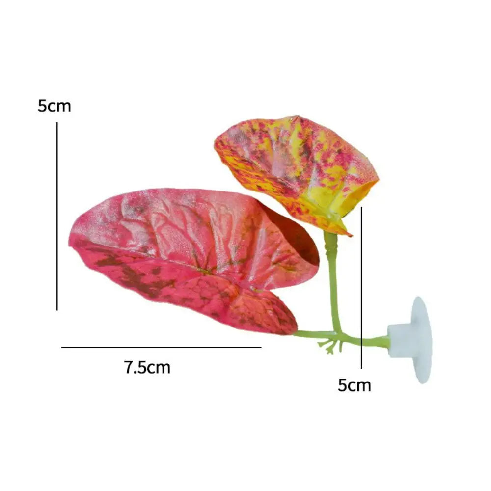 Betta Fish Leaf Pad Hammock with Suction Cup – Lotus Leaf Decor