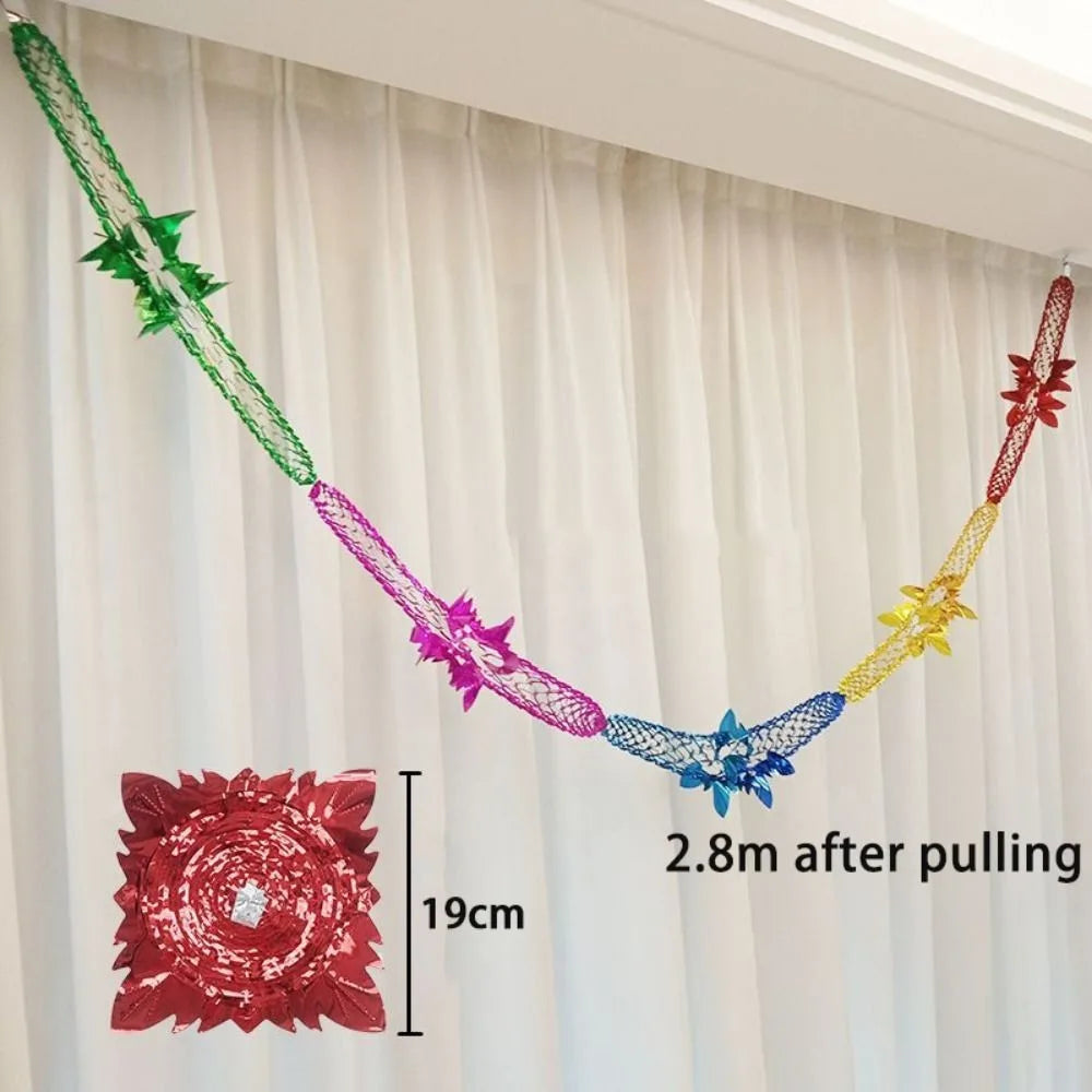Metallic Foil Garland Ceiling Hanging Christmas Decoration