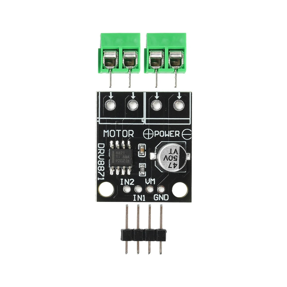 DRV8871 H-Bridge DC Motor Driver Module 6.5–45V 3.6A PWM