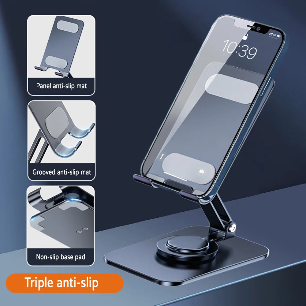 360° Rotatable Foldable Phone & Tablet Stand | Universal