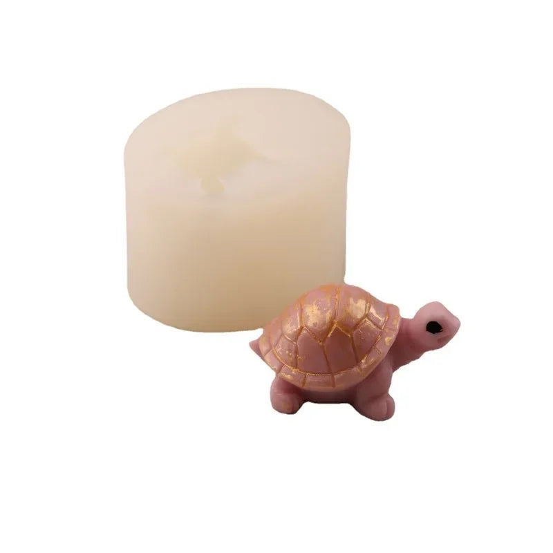 Mini Turtle 3D Silicone Mold – Candle Soap Resin Chocolate