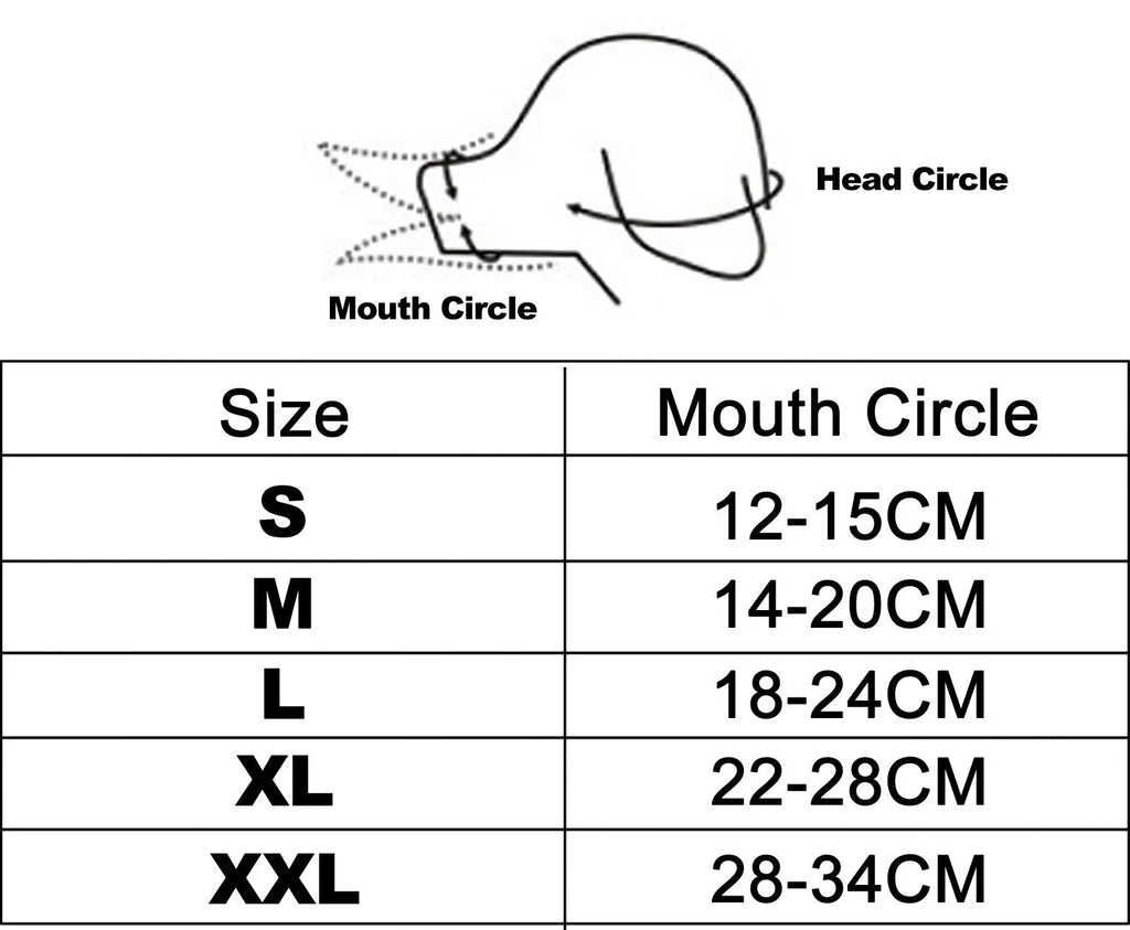 Adjustable Breathable Dog Muzzle | Anti-Bark Nylon Mouth Cover