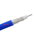 Blue RG142 Double Shielded RF Coaxial Cable 50 Ohm 12.4GHz
