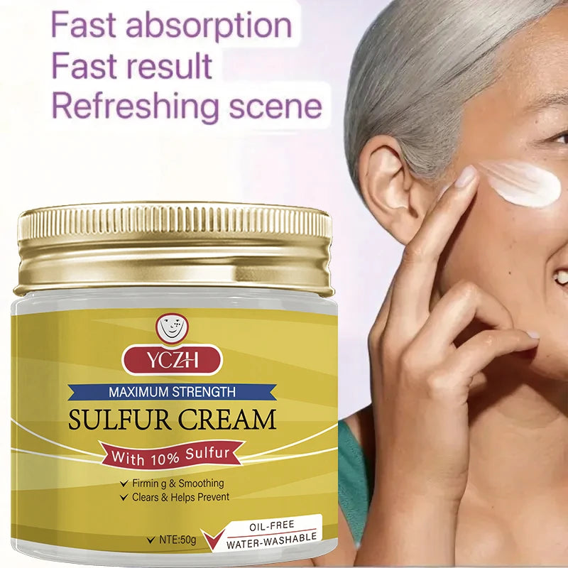 YCHZ Sulfur Cream – Pore Minimizing & Skin Firming | 50g