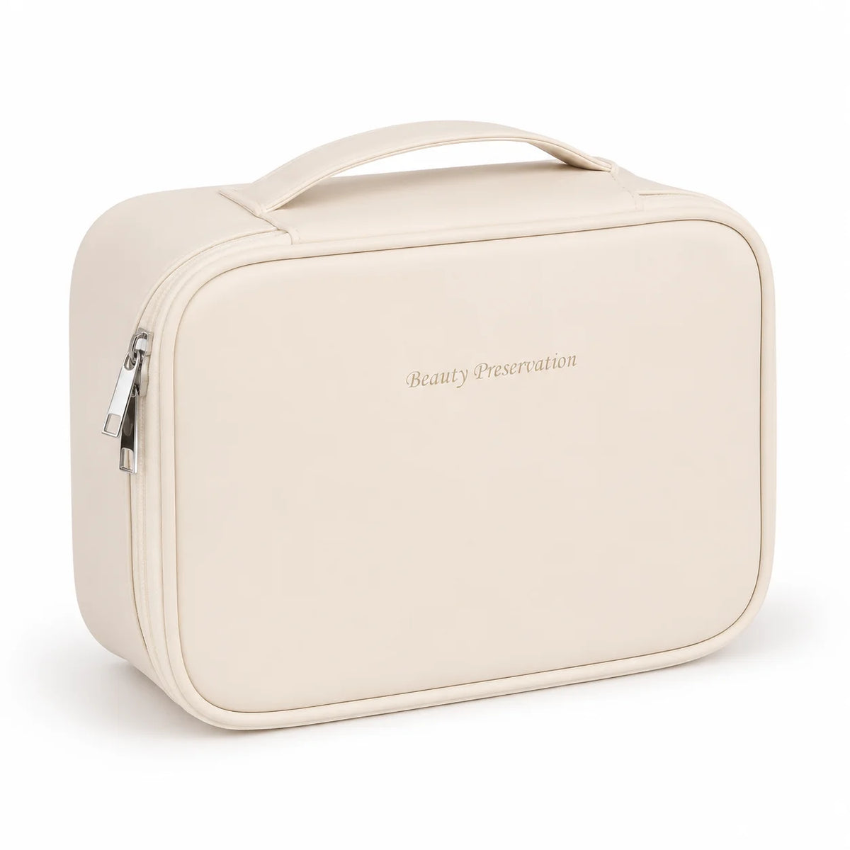 Large Capacity Travel Makeup Bag with Detachable Brush Panel