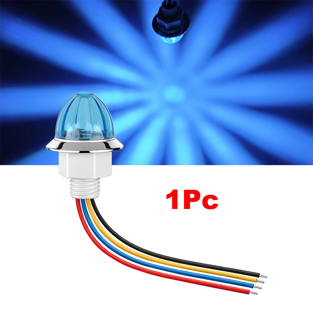 LED Side Marker Lights 12V–24V for Truck Trailer Van | 1–2 Pack