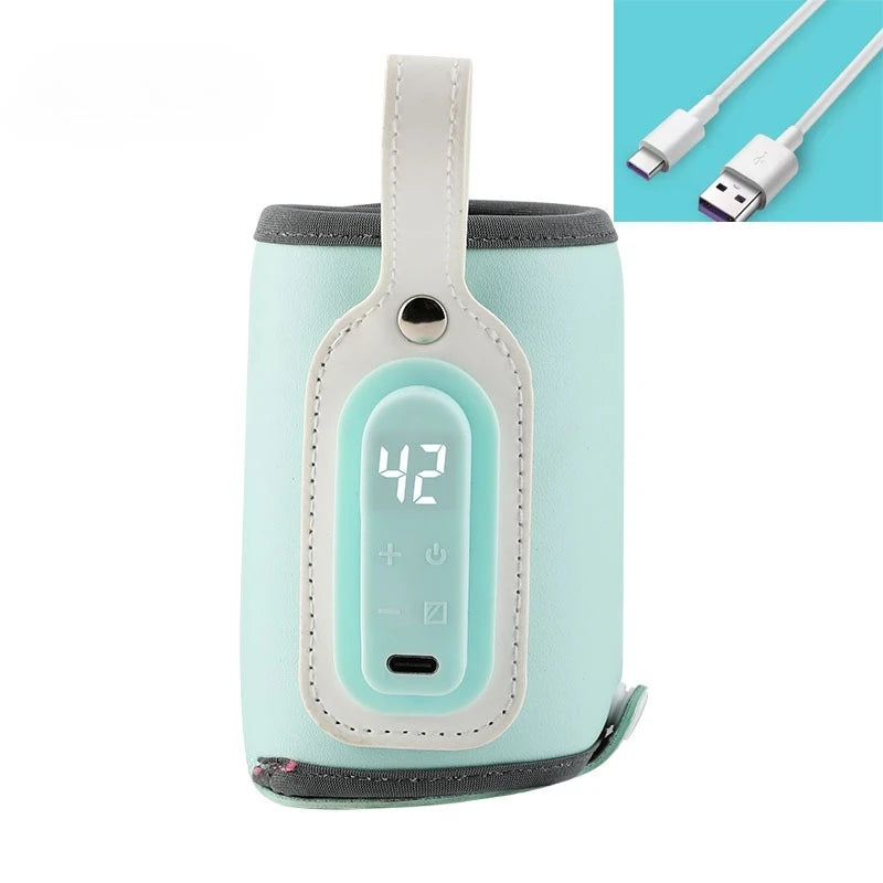Portable USB Baby Bottle Warmer & Insulation Cover – 21W