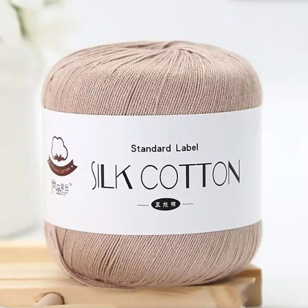 Milk Silk Cotton Soft Crochet Knitting Yarn – 50g Skein