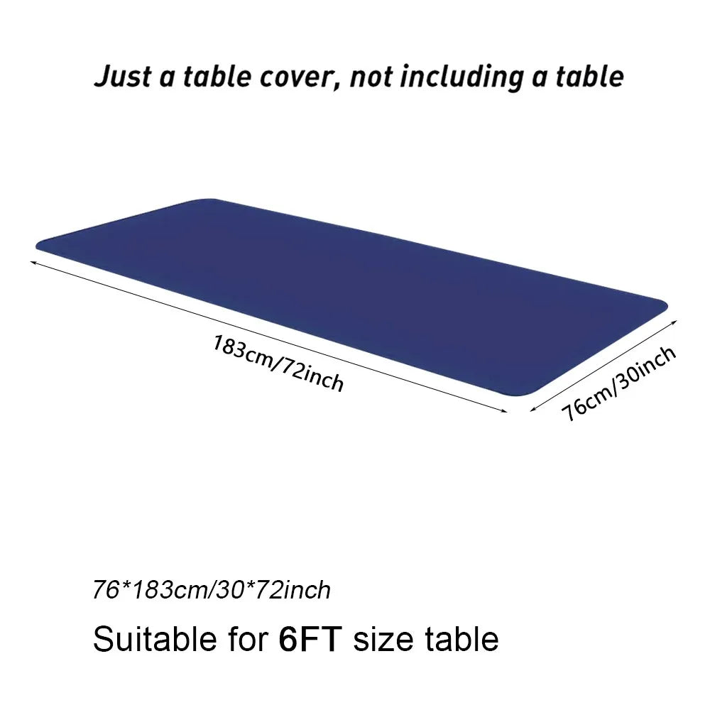 Spandex Elastic Fitted 6FT Rectangular Tablecloth | Wrinkle Free