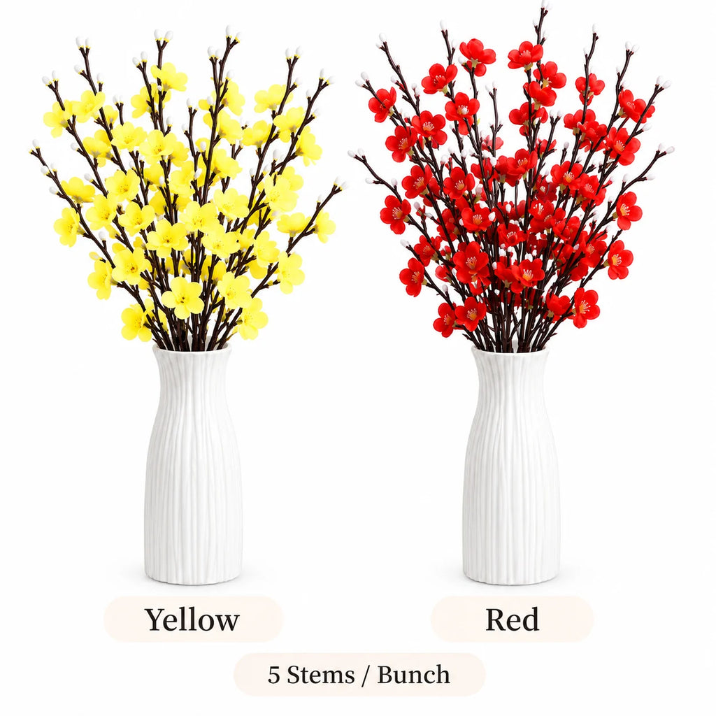 55CM Artificial Plum Blossom Branch | Chinese Style Faux Flower