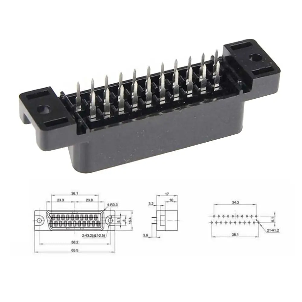 CS Type SCART Female Socket Connector – 21 Pin Jack Adapter