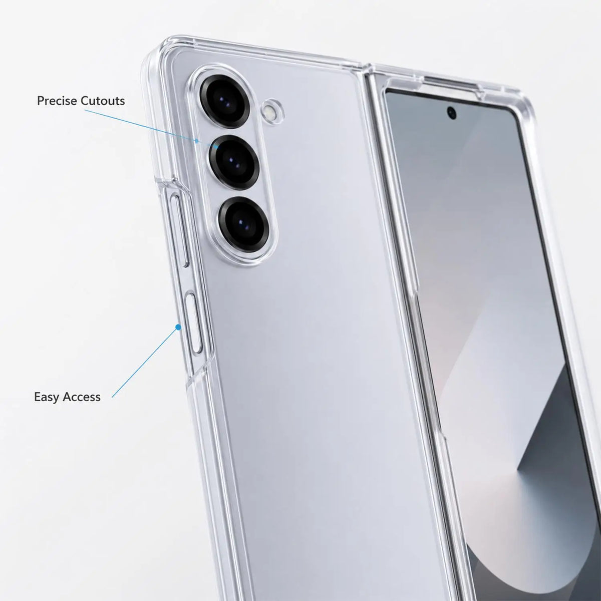 Frosted Matte PC Case – Samsung Galaxy Z Flip8 / Fold8 / Fold8 Ultra