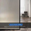 Frosted Reeded Glass Privacy Window Film – UV Blocking