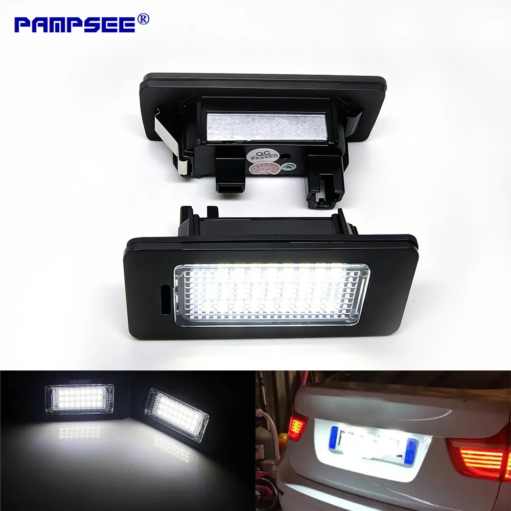 2-Pack Canbus LED License Plate Light for VW Golf Jetta Passat