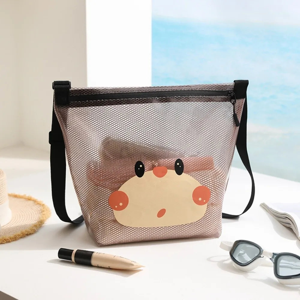 Waterproof Transparent PVC Makeup Bag | Crossbody Travel Bag