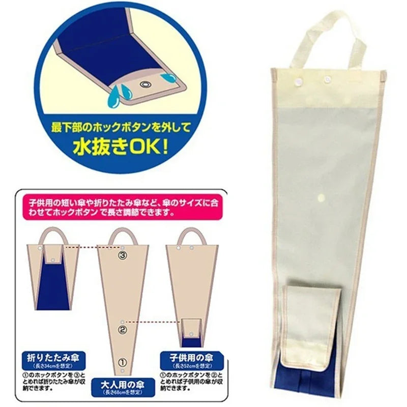 Waterproof Foldable Car Umbrella Storage Bag | Fits 1–3