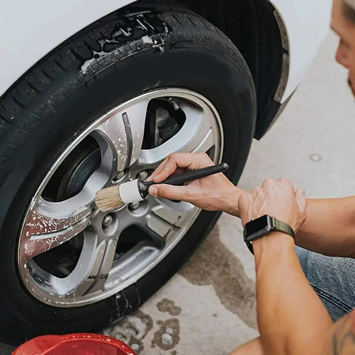 Car Detailing Brush Set – Brushes, Sponges & Towels | kkjoy