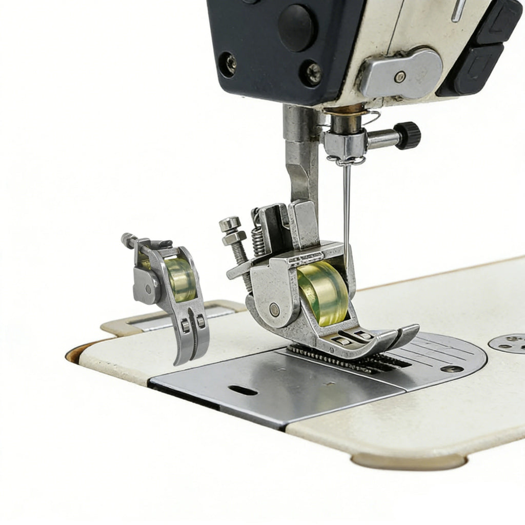 3 Roller Even Feed Presser Foot – Adjustable Industrial Sewing