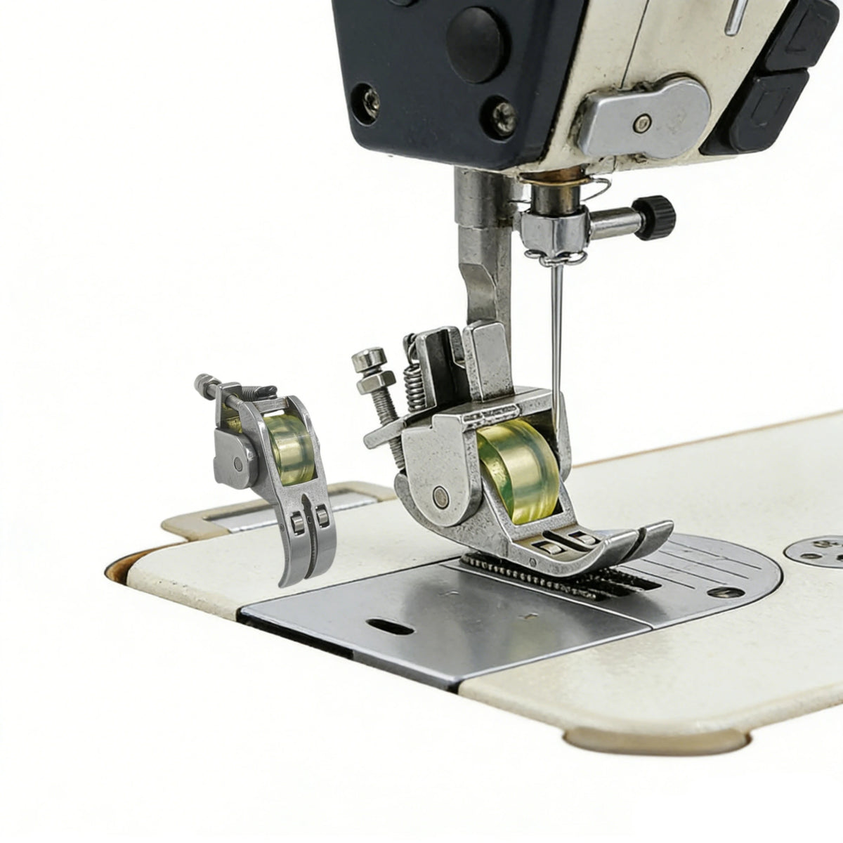 3 Roller Even Feed Presser Foot – Adjustable Industrial Sewing