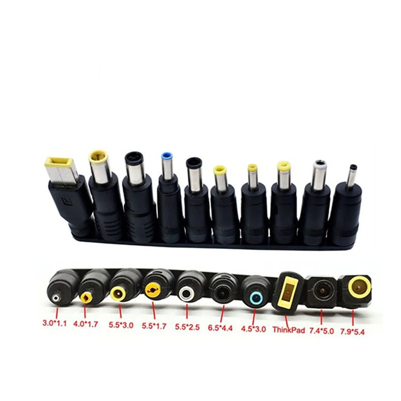 10-Piece USB-C to DC Power Adapter Set – 100W PD Fast Charge