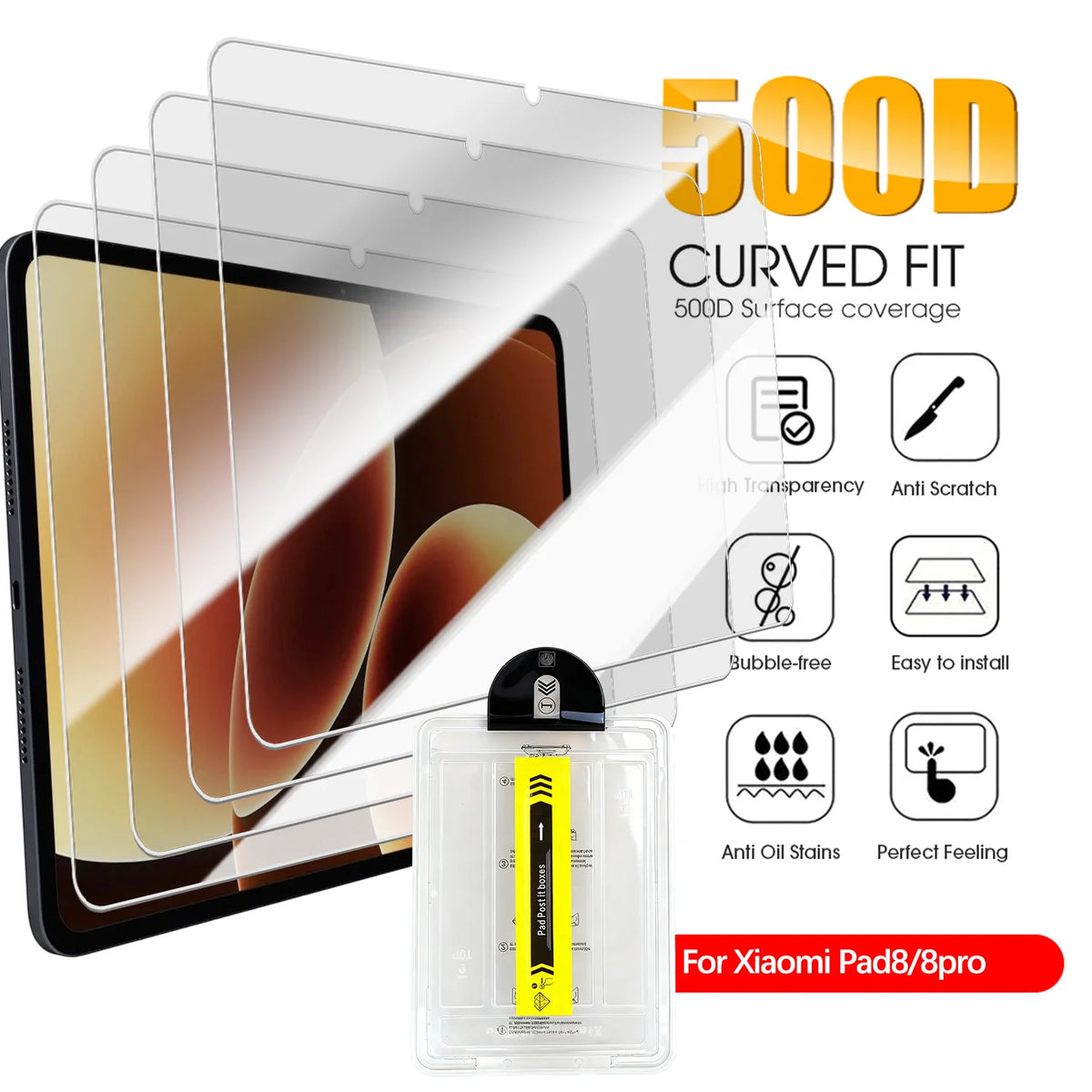 Tempered Glass Screen Protector for Xiaomi Pad 8 / 8 Pro 11.2"