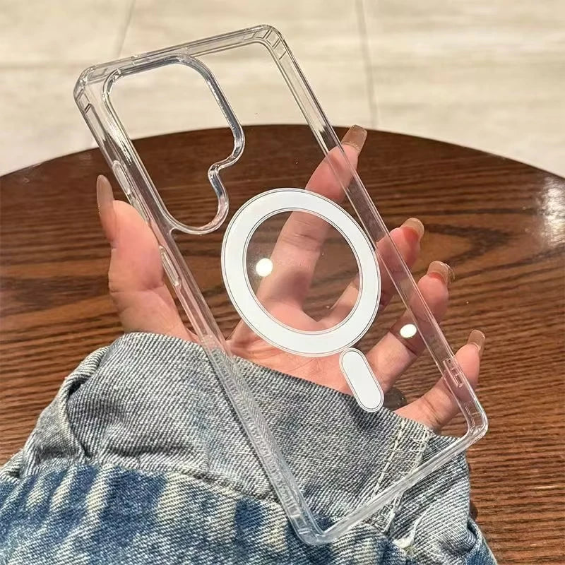 MagSafe Magnetic Clear Case for Samsung Galaxy S & A Series