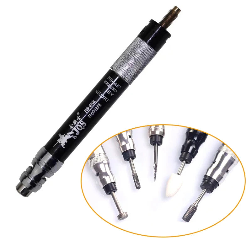 Pneumatic Die Grinder Air Carving Pen 2.38–3.0mm 70,000 RPM