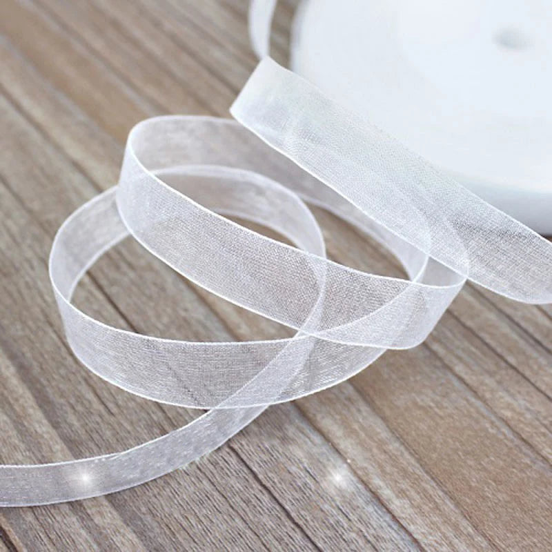 Navy Blue Organza Ribbon 12mm 50 Yards – Gift & Craft Wrap