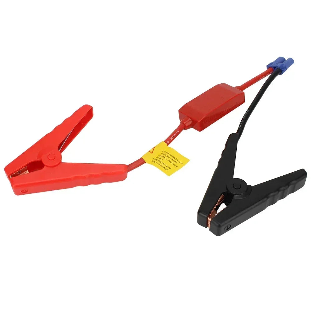 Car Jump Starter Clamp Clips – Anti-Reverse EC5 Silicone Cable