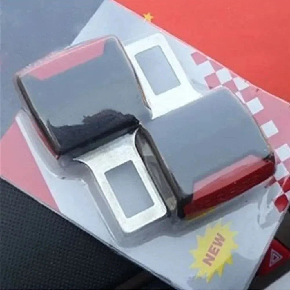 Universal Car Seat Belt Extender Buckle – 2-Piece Anti-Pinch