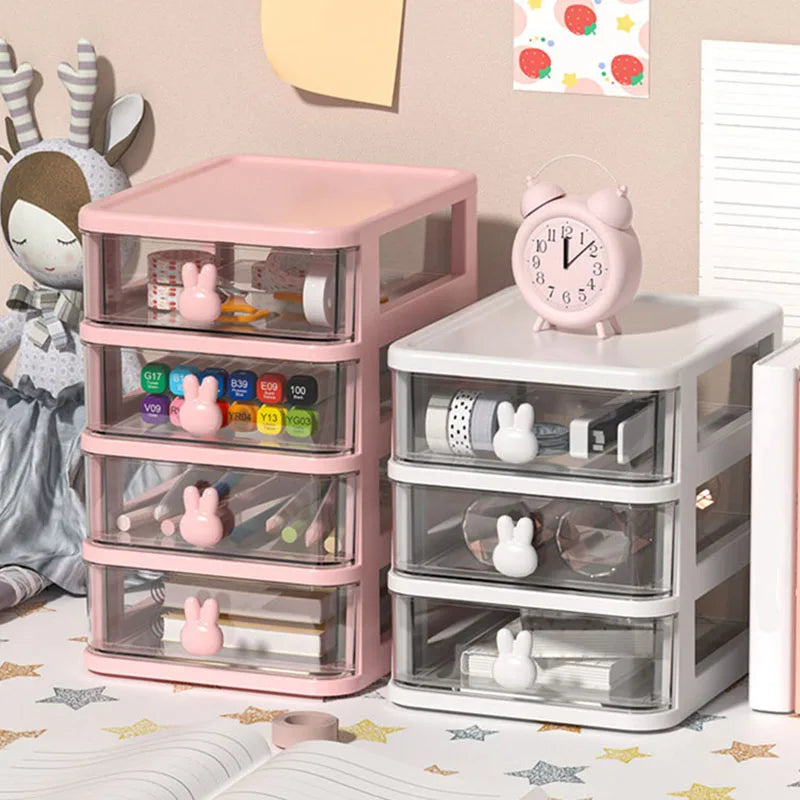 Transparent Stackable Drawer Organizer | Modular PP Storage Box