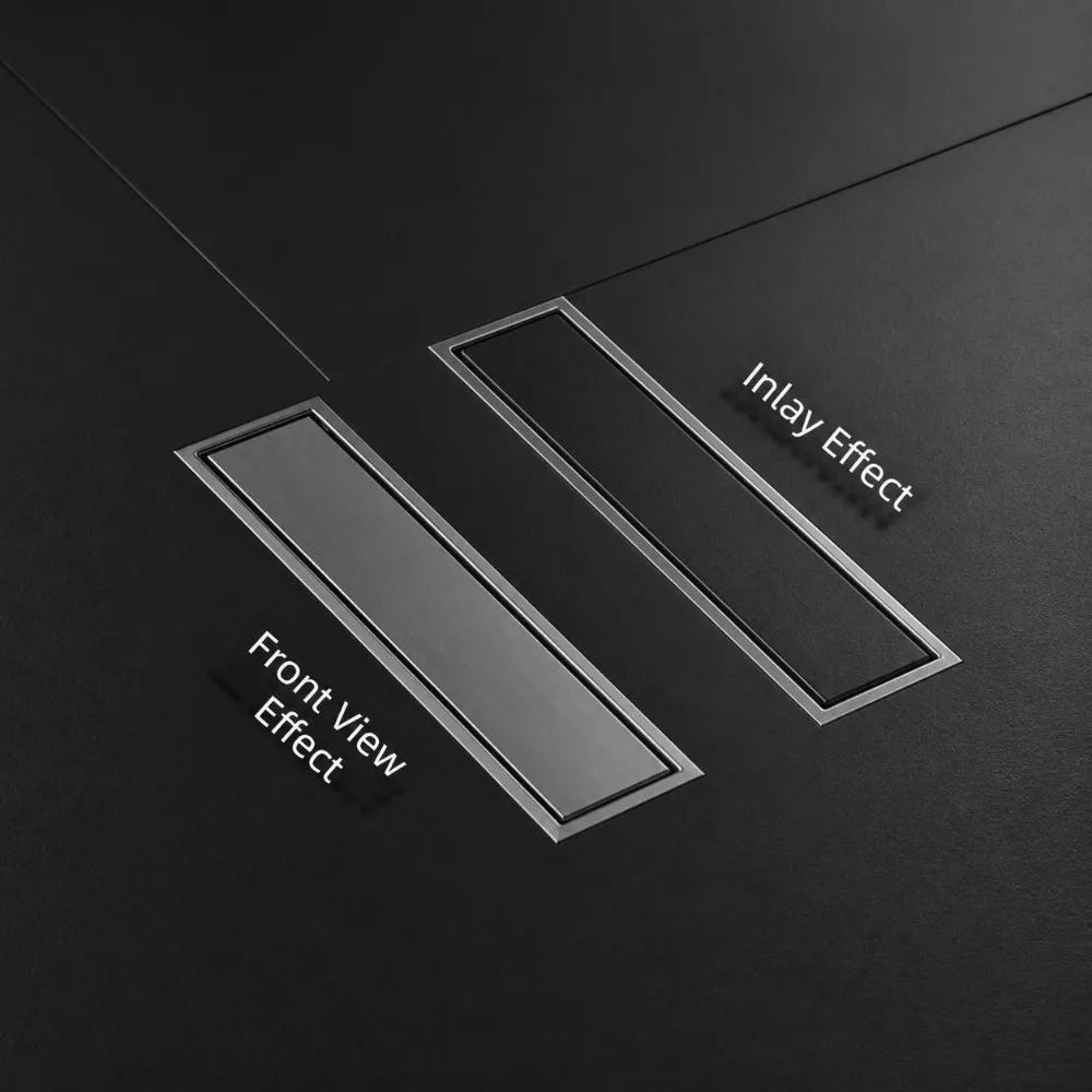 SUS304 Linear Floor Drain – Tile Insert Shower Grille