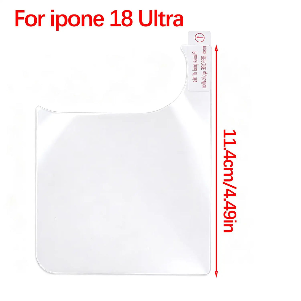 iPhone 18 Pro Max/Ultra Tempered Glass Back Protector | BAPPSUS