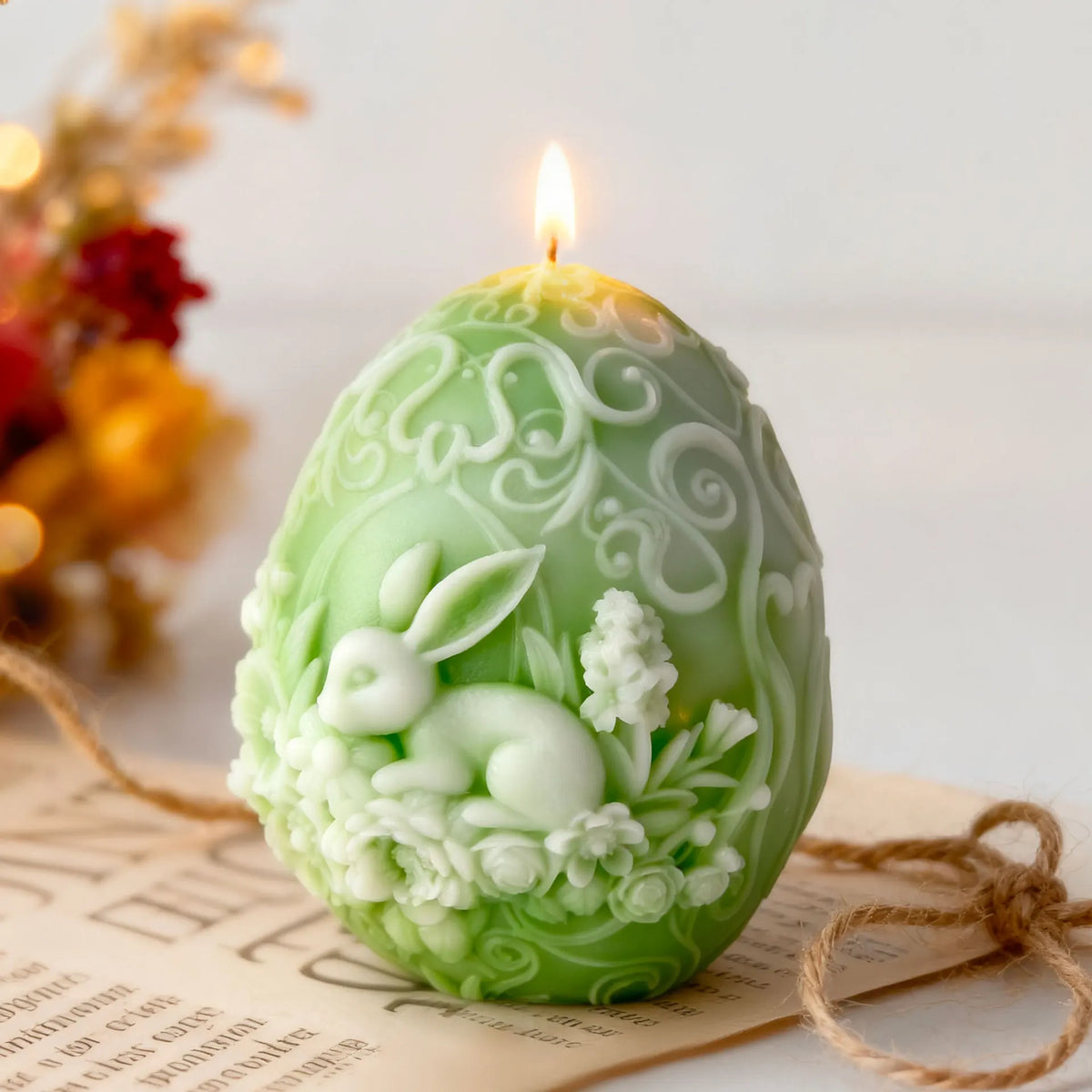 3D Easter Bunny Silicone Mold – Candle Soap Resin Crafts